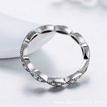 925 Sterling Silver Rings Jewelry Wedding Women Rings